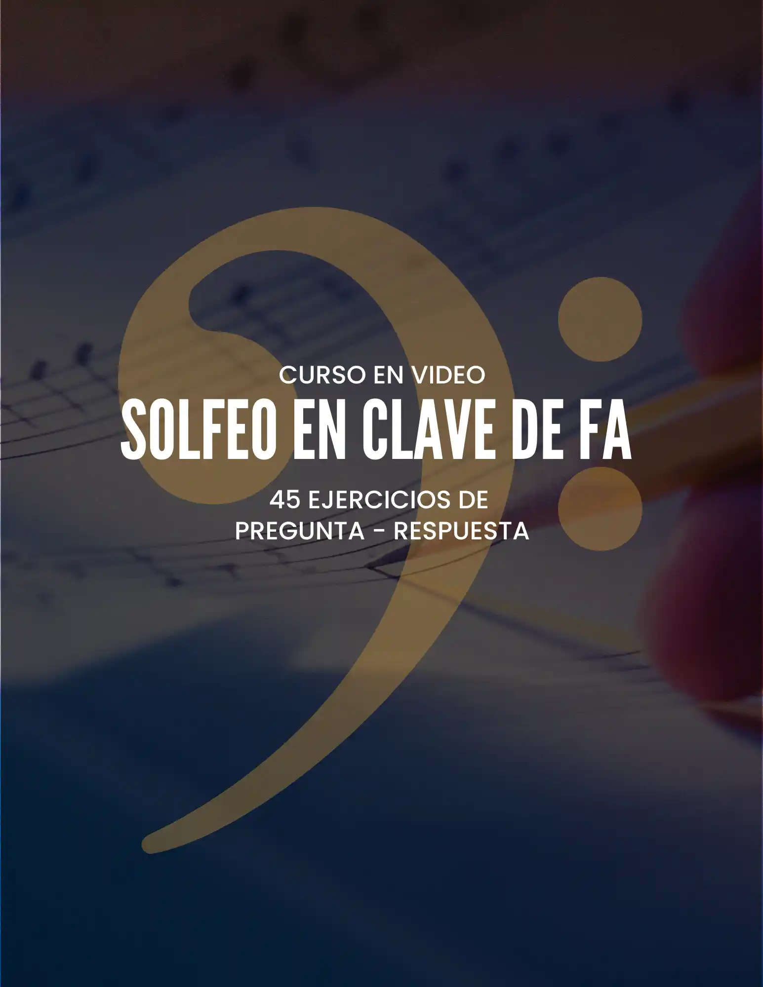 Curso de Solfeo en Clave de Fa